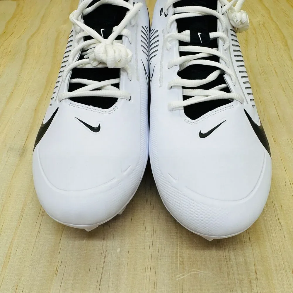 NEW Nike Vapor Edge Pro 360 White Black Football Cleats Sz 15 WIDE FN7760-100